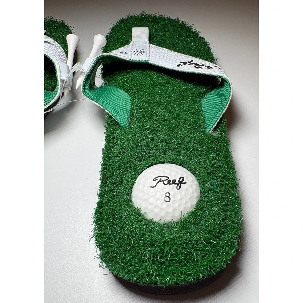 Reef Men's Mulligan II  golf flip-flops | Size 8
